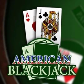 American Blackjack online game logo by Habanero on allysspins.com