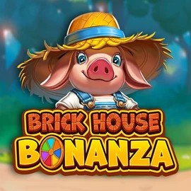 Brick House Bonanza online game logo by Pragmatic Play on allysspins.com