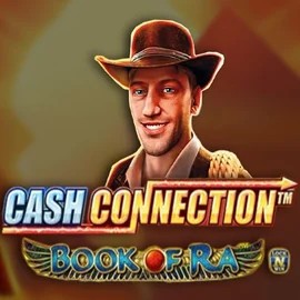 Cash Connection Book Of Ra casino game by Novomatic – featured logo at AllySpin Casino
