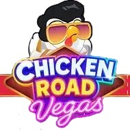 Chicken Road Vegas slot visual from InOut available on allysspins.com