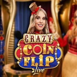 Live Casino logo of Crazy Coin Flip from Evolution at AllySpin Casino