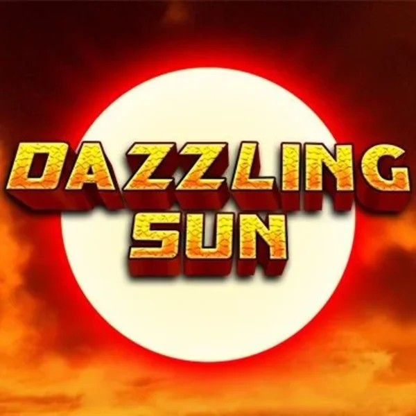 Dazzling Sun slot logo by Win Studios at AllySpin Casino