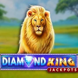 Diamond King Jackpots slot visual from SpinPlay Games available on allysspins.com