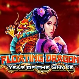 Floating Dragon Year of the Snake logo – Slots by Pragmatic Play at AllySpin Casino