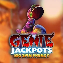 Official Jackpots logo: Genie Jackpots: Big Spin Frenzy by Blueprint Gaming at AllySpin Casino