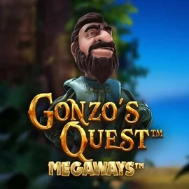 Gonzo's Quest Megaways slot logo by Red Tiger Gaming at AllySpin Casino