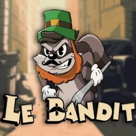 Official Slots logo: Le Bandit by Hacksaw Gaming at AllySpin Casino