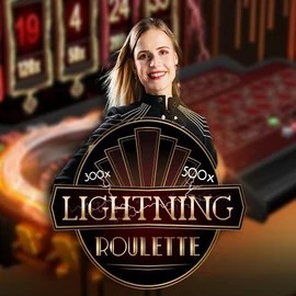 Lightning Roulette casino game by Evolution – featured logo at AllySpin Casino