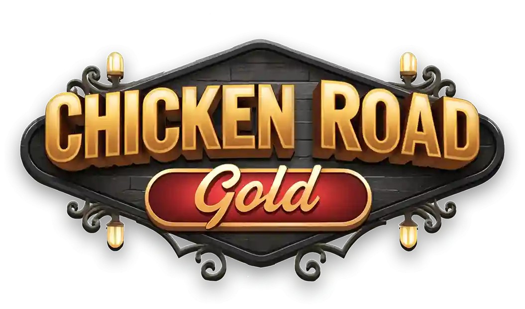 Chicken Road Gold online game logo by InOut on allysspins.com
