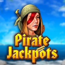 Pirate Jackpots logo by Belatra Games at AllySpin Casino