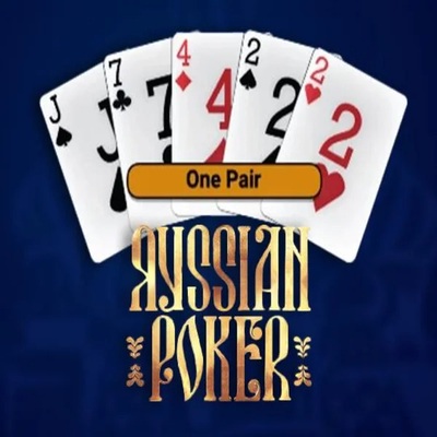 Russian Poker logo by OneTouch Games AllySpin Casino