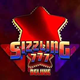 Sizzling 777 Deluxe online game logo by Wazdan on allysspins.com