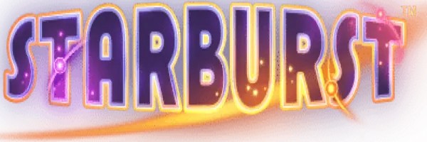 Official Slots logo: Starburst by NetEnt at AllySpin Casino