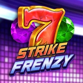 Strike Frenzy online game logo by Pragmatic Play on allysspins.com