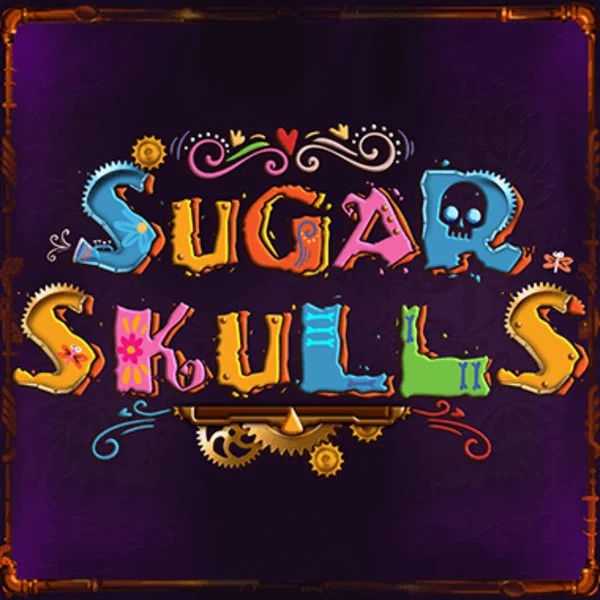 Slots logo of Sugar Skulls from Booming Games at AllySpin Casino