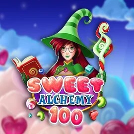 Sweet Alchemy 100 logo – Slots by Play'n GO at AllySpin Casino