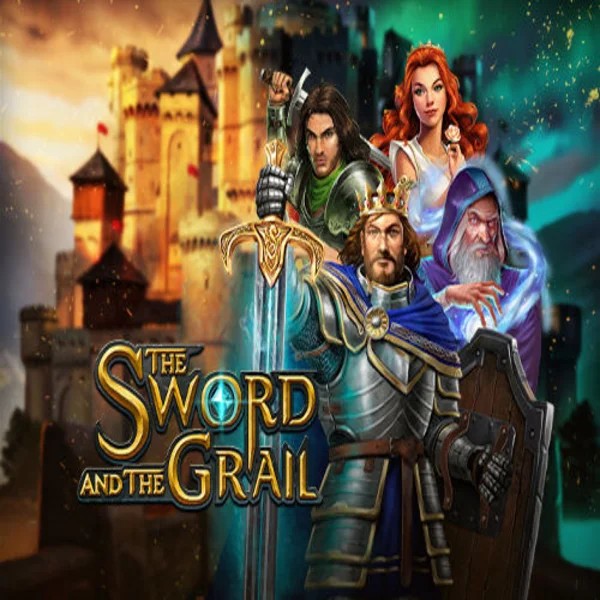 The Sword and the Grail casino game by Play'n GO – featured logo at AllySpin Casino