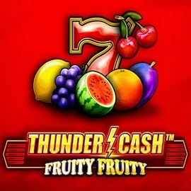 Thunder Cash Fruity Fruity by Novomatic, showcased at allysspins.com – game logo