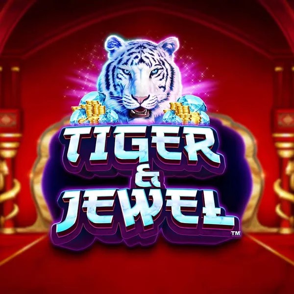 Tiger and Jewel online game logo by Greentube on allysspins.com