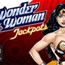 Try Wonder Woman Jackpots slot by Amaya on allysspins.com – logo image